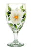 White Beach Roses Goblet - Wineflowers
