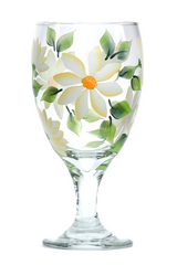 White Daisy Goblet