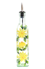 Yellow Daisies Olive Oil Bottle