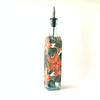 Coral Hibiscus Olive Oil Bottle