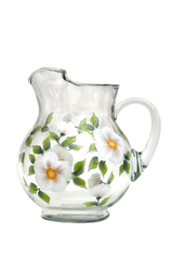 White Beach Roses Pitcher