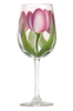Pink & Cream Tulips - Wineflowers
