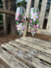Bridal Toasting Flutes - Hand-Painted, Personalized