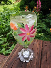 Summer Daisies Goblet