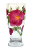 Pink Beach Roses Pilsner Glass - Wineflowers
