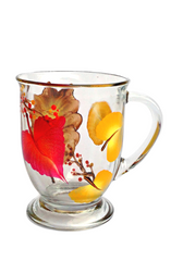 Autumn Leaves Cafe Mug