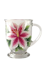 Stargazer Lilies Cafe Mug