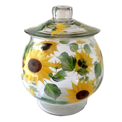 Sunflowers Cookie Jar