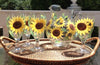 Sunflowers 5-Piece Hostess Set - Wineflowers
 - 1