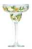 Yellow Forget-Me-Nots Margarita Glass - Wineflowers
