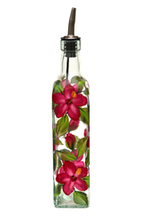 Red Hibiscus Olive Oil Bottle