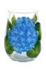 Blue Hydrangeas Stemless Wine Glass - Wineflowers
